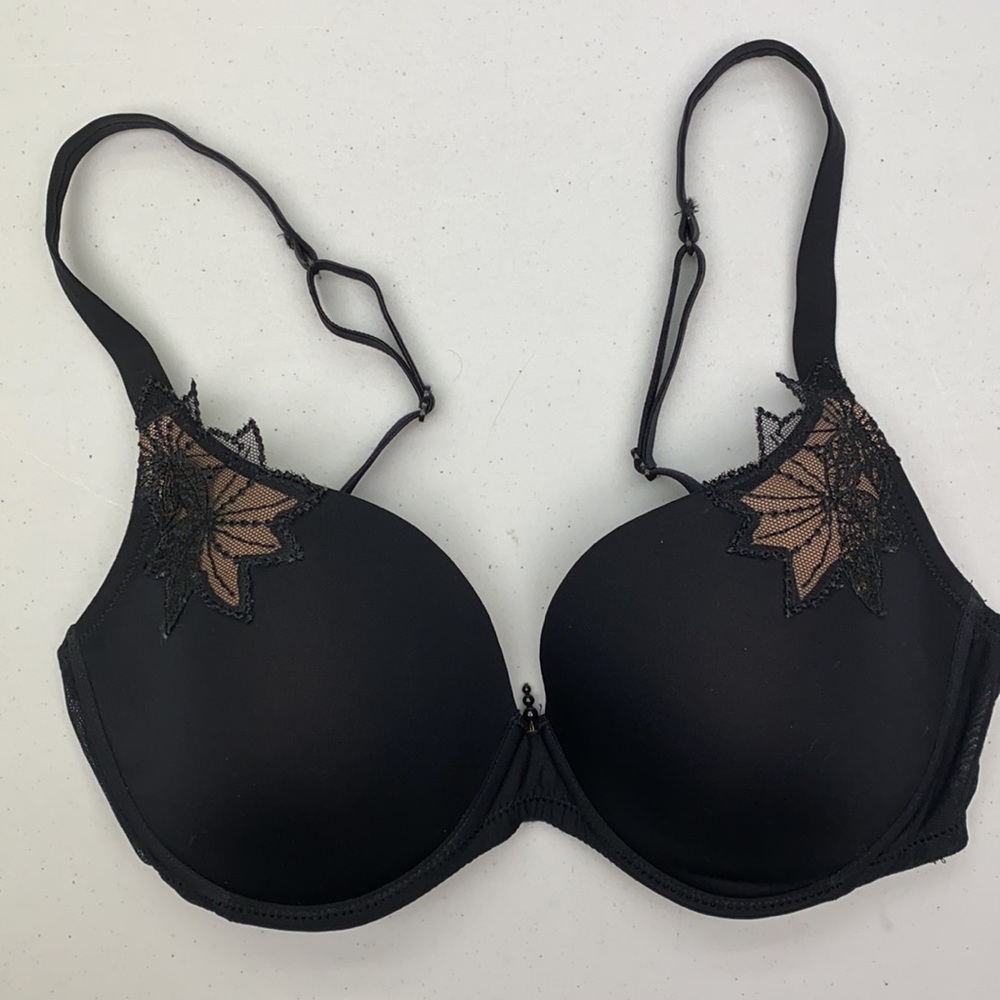 Elegant Black Lace Bra